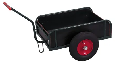 Produktbild von VARIOfit Handwagen mit Bordwand Luftbereifung 805 x 535 mm