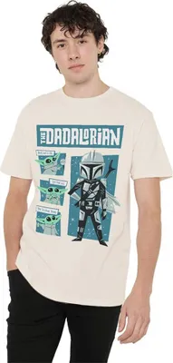 Obrázok produktu pre Star Wars - Tričko "Otec Dadalorian" pre mužov/dámy Uni TV20985 (XL) (Natural)