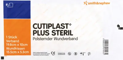 Image de CUTIPLAST Plus stérile pansement 10 cm x 19.8 cm , 1 pc. pansement