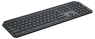 Image de Logitech MX Keys Advanced Wireless Illuminated Keyboard clavier RF sans fil + Bluetooth QWERTY Anglais Graphite