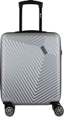 Produktbild von mano Don Carlo Hardcase Trolley S Silver silberfarben 55cm