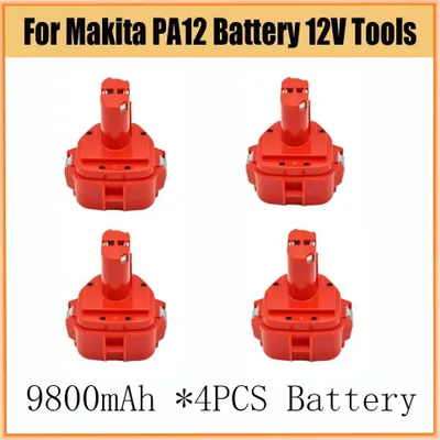 Obrázek produktu pro Náhradní akumulátor PA12 – Ni-MH – 12 V – 9800 mAh – balení po 4 kusech – kompatibilní s modely 1220/1222/1233/1234/1235, 192598-2, 6213D/6217D/6227D/6313D