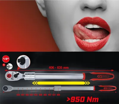 Obrázek produktu pro KS TOOLS Ratchet 1/2´´, Monster, 100 teeth, telescopic, 406-635mm, KS Tools