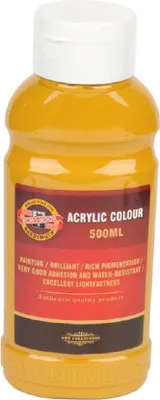 Immagine prodotto di KOH-I-NOOR 0162760051LP Vernice acrilica 600 Ocra 500 ml 1 pz