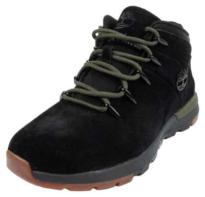 Image de Timberland - Chaussures de randonnée pour homme, cuir, à lacets PP11843 (41 EU) (noir)