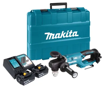 Productafbeelding van Makita DDA 450 RTK accu haakse boormachine 18 V 70 Nm borstelloos + 2x accu 5.0 Ah + lader + koffer