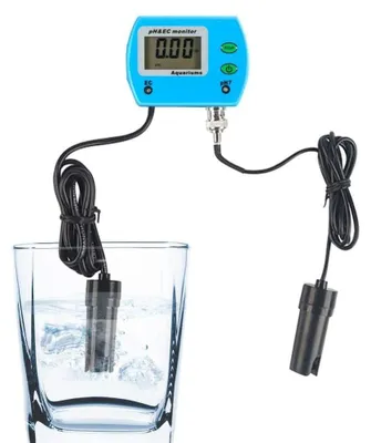 Zdjęcie produktu dla Miernik jakości wody 2-w-1 - Miernik pH/EC - Wielofunkcyjny miernik wody - Kompaktowy - Podświetlany wyświetlacz LCD - Trwały materiał ABS - Miernik wody