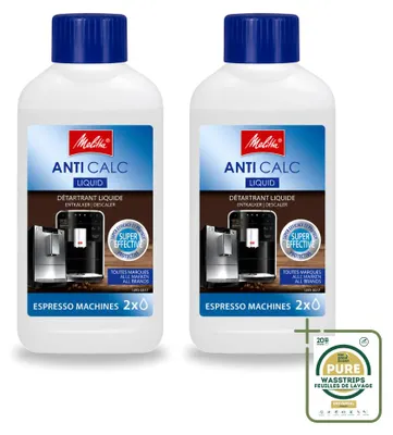 Produktbild von 2 x Melitta Flüssig-Entkalker für Kaffeevollautomaten - 250 ml - Vorratspackung - 2 Stücke