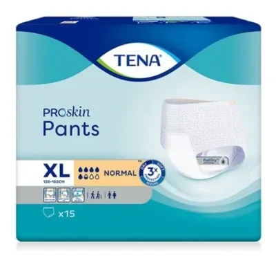 Obrázok produktu pre Majtki chłonne Tena PantsProSkin Normal XL, 15 sztuk - Długi termin ważności!
