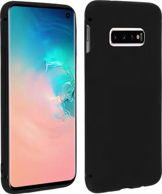 Obrázek produktu pro Avizar, silikonový kryt, matný povrch, gelový kryt, odolný proti otiskům prstů, pro Samsung Galaxy S10, černý