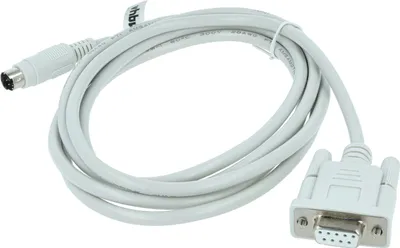 Produktbild von vhbw Programmierkabel RS-232 kompatibel mit Mitsubishi MELSEC Q-Serie, QC30R2 Computer & Peripheriegeräte - Seriell Adapter, 190 cm Grau
