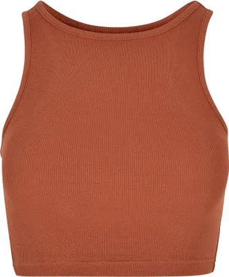 Immagine prodotto di Dámské tílko Urban Classics Ladies Cropped Rib Top terracotta - XS