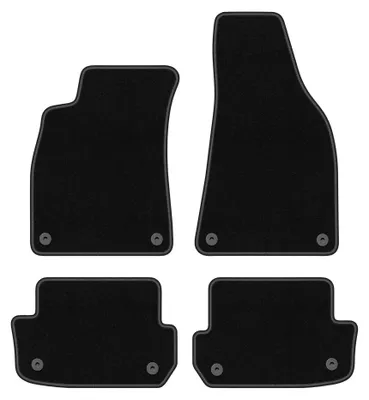 Immagine prodotto di Tappetini in moquette per Audi A4 B7 2006-2008 (cabrio) – set 4 pezzi, neri, su misura – Wielganizator BASIC