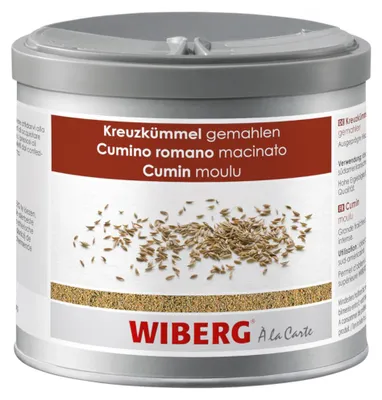 Zdjęcie produktu dla Wiberg kminek mielony o lekko gorzkim smaku 250g