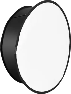 Zdjęcie produktu dla YONGNUO YN56-1, okrągły softbox-dyfuzor o średnicy 56 cm (22 cale), składany, z torbą transportową, przeznaczony do lamp LED YONGNUO YN600L, YN600L II, YN900, YN900 II