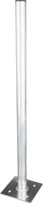 Produktbild von SkyRevolt Standfuss 1m Mast 50mm ALU Mastfuss SAT Antennenmast Flachdach Ständer
