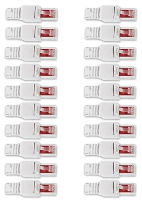Produktbild von Netzwerkstecker 20x Cat6 Netzwerk Stecker werkzeuglos Cat7 Cat5 Cat6a Kabel RJ45