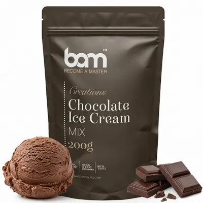 Produktbild von BAM Schokoladeneismischung - Backmischung - Backmix - 200 g
