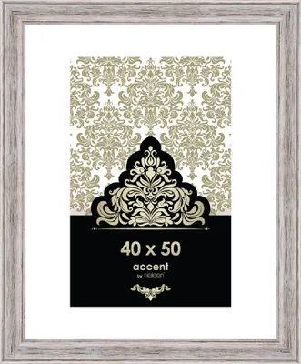 Zdjęcie produktu dla Rama drewniana Nielsen vintage 40x50 cm biała w stylu wiejskim, profil 3,9 cm