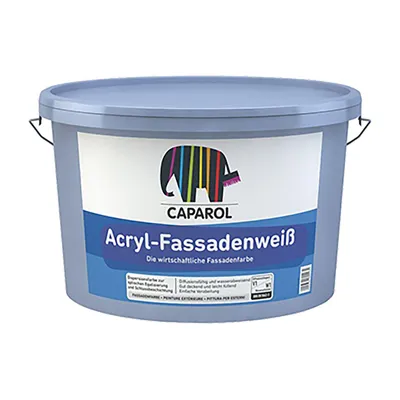 Produktbild von Caparol Acryl Fassadenweiß, 12,5 l Weiß
