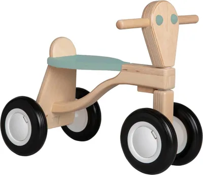 Image de Van Dijk Toys Bouleau Roue de 1 an et plus - Bleu Vintage/Vert (Qualité de garde d'enfants)