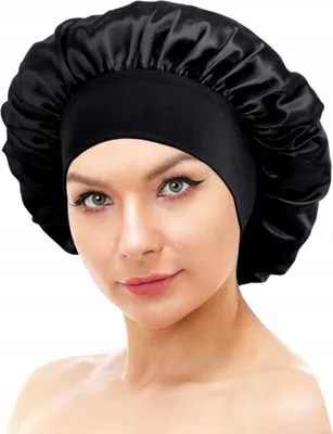 Produktbild von Damen-Satin-Nachtmütze für Haarspangen