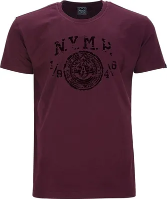 Produktbild von Übergrößen T-Shirt New York schwarz AHORN SPORTSWEAR Maroon Red 9XL