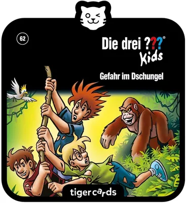 Produktbild von Tiger Media Die drei ??? Kids (62): Gefahr im Dschungel