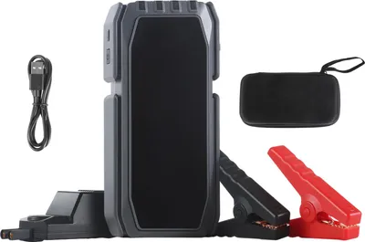 Produktbild von SucceBuy Tragbare Starthilfe Powerbank, 1500A Spitzenstrom mit LED-Lampe & Kabel für Motoren bis 6L Benzin/4L Diesel, Schnellladefunktion & Sicherheitsschutz für den Notfalleinsatz