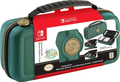 Produktbild von NACON NNS61G, Nintendo Switch, Gaming-Controllergehäuse, Grün, 1 Stück(e), 284 mm, 164 mm