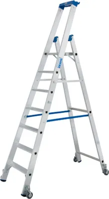 Immagine prodotto di KRAUSE STABILO Professional Stufen-StehLeiter fahrbar 7 Stufen
