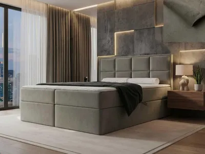 Obrázok produktu pre Posteľ ELCONARO 200x200 Topper 5 cm Magic Velvet 2208 Beige