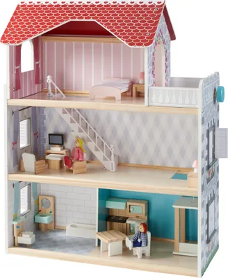Produktbild von Kidland® Puppenhaus mit Aufzug, Treppe und Balkon