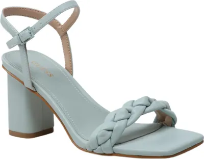 Immagine prodotto di Guess sandali donna Cadante blu con tacco a blocco intrecciato 40 EU