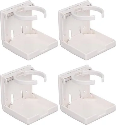Produktbild von Einstellbarer Becherhalter 60-100mm ABS Kunststoff weiß für Auto