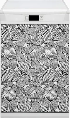 Obrázok produktu pre Kuchynské dekoratívne magnety Magnetická fólia do umývačky riadu 45x80 cm - Tropický vzor