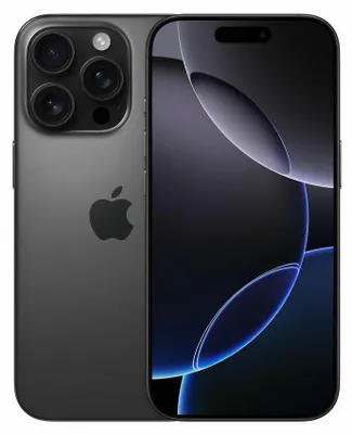 Produktbild von Apple iPhone 16 Pro , 16 cm (6.3"), 2622 x 1206 Pixel, 256 GB, 48 MP, iOS 18, Schwarz