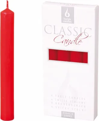 Obrázek produktu pro Nohel Garden Svíčka CLASSIC KÓNICKÁ matná 17cm 4ks