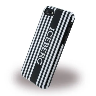 Produktbild von Area ICE7STRIPE, Cover, Apple, iPhone 7, 14 cm (5.5"), Schwarz, Weiß