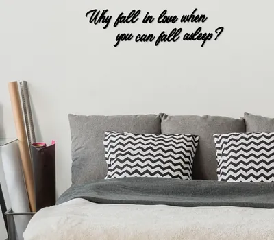 Immagine prodotto di Wallity, Why- SKL1106, Nero, Altre decorazioni per la casa, 23 x 18 cm, 100% MDF (spessore: 3 mm)