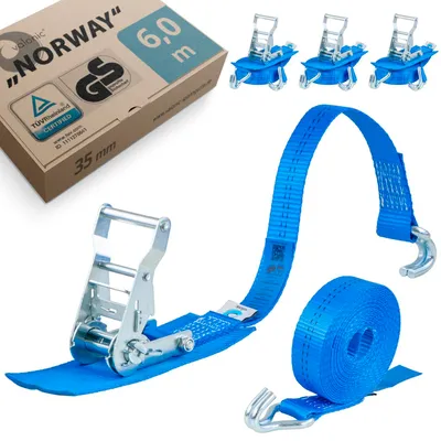 Zdjęcie produktu dla valonic Pasy mocujące 4x6m 2000Kg z grzechotką