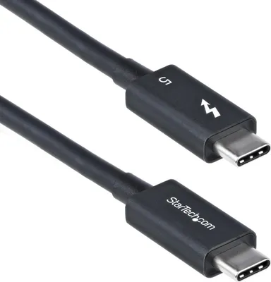 Produktbild von StarTech.com 1m Thunderbolt 5 Kabel, 80Gbps-120Gbps, 240W PD, 8K 60Hz, Thunderbolt-es Kabel, TB4, USB4, USB-C Kompatibel