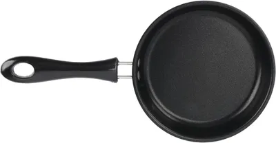 Immagine prodotto di Padella per frittelle/omelette - Padella per uova - Cottura sana - Rivestimento antiaderente - 14 cm - Nera