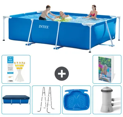Immagine prodotto di Piscina fuori terra rettangolare - 300x200x75 cm - composta da 5 elementi, modello S140