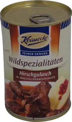 Produktbild von Keunecke Hirschgulasch in Wacholdersauce 400g