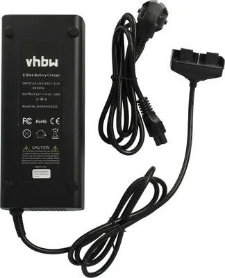 Produktbild von vhbw Ladegerät kompatibel mit Bosch 1 270 020 505, Active Line (BDU3XX), Active Line (BDU2XX), 1 270 020 506 Fahrradakkus, E-Bike - Für Akkus 168 W