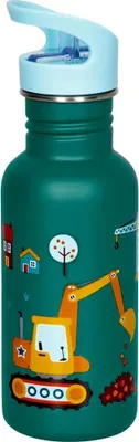 Produktbild von Kleine Freunde|Die Spiegelburg Edelstahlflasche Bagger Ed.2 - Wenn ich mal groß...(ca.0,5l)