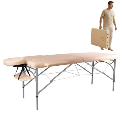 Obrázok produktu pre inSPORTline Masážna lavička Tamati, 186x70x63-90 cm, 2-dielna, hliník