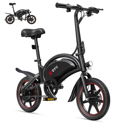 Produktbild von DYU D3S Faltbares E-Bike 14 Zoll, 250W Motor, bis 25 km/h, Straßenzulassung