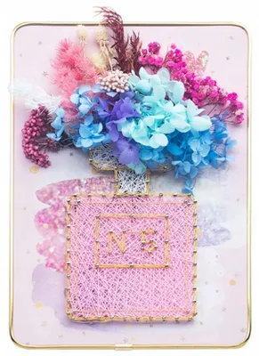 Produktbild von Kreativ-Set Schnur String Art Bild LED 21x30